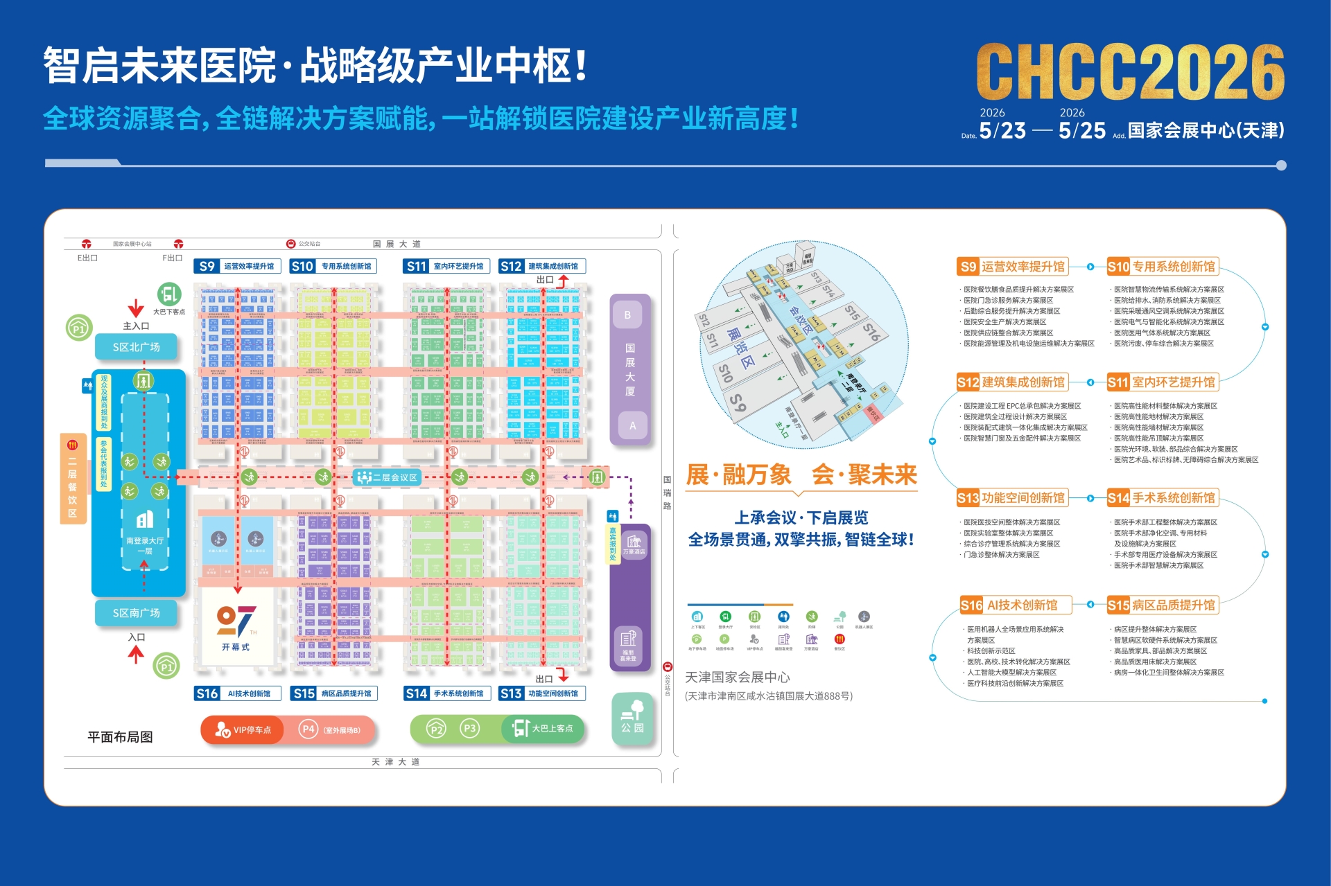 天津·2026第27届全国医院建设大会CHCC主题展馆：手术系统创新馆​